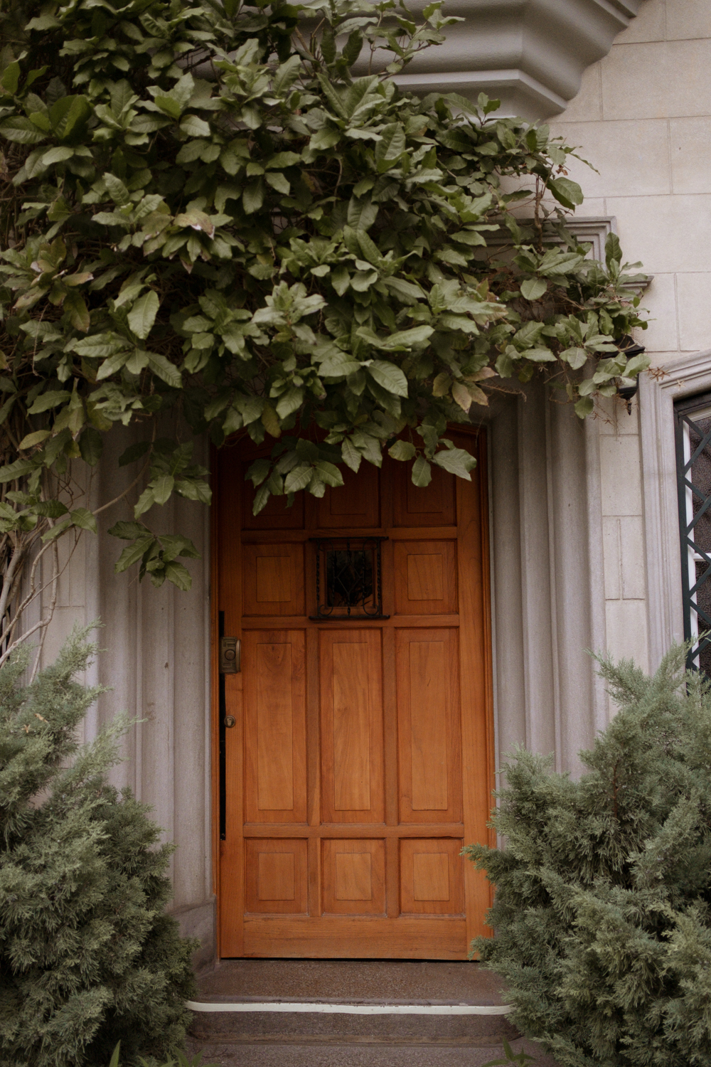 Exterior door to a classic and luxury hotel